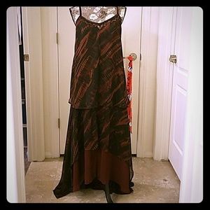 Top with matching skirt